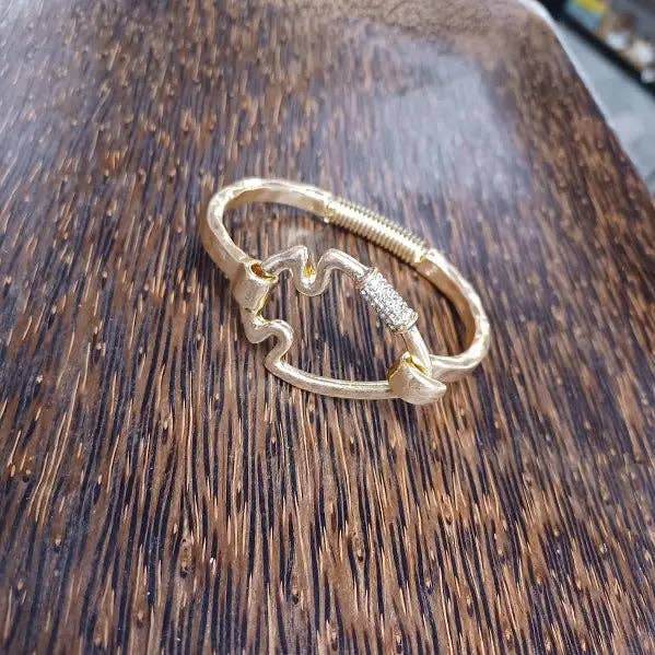 Touchdown Bling — Arrowhead Cuff Bracelet