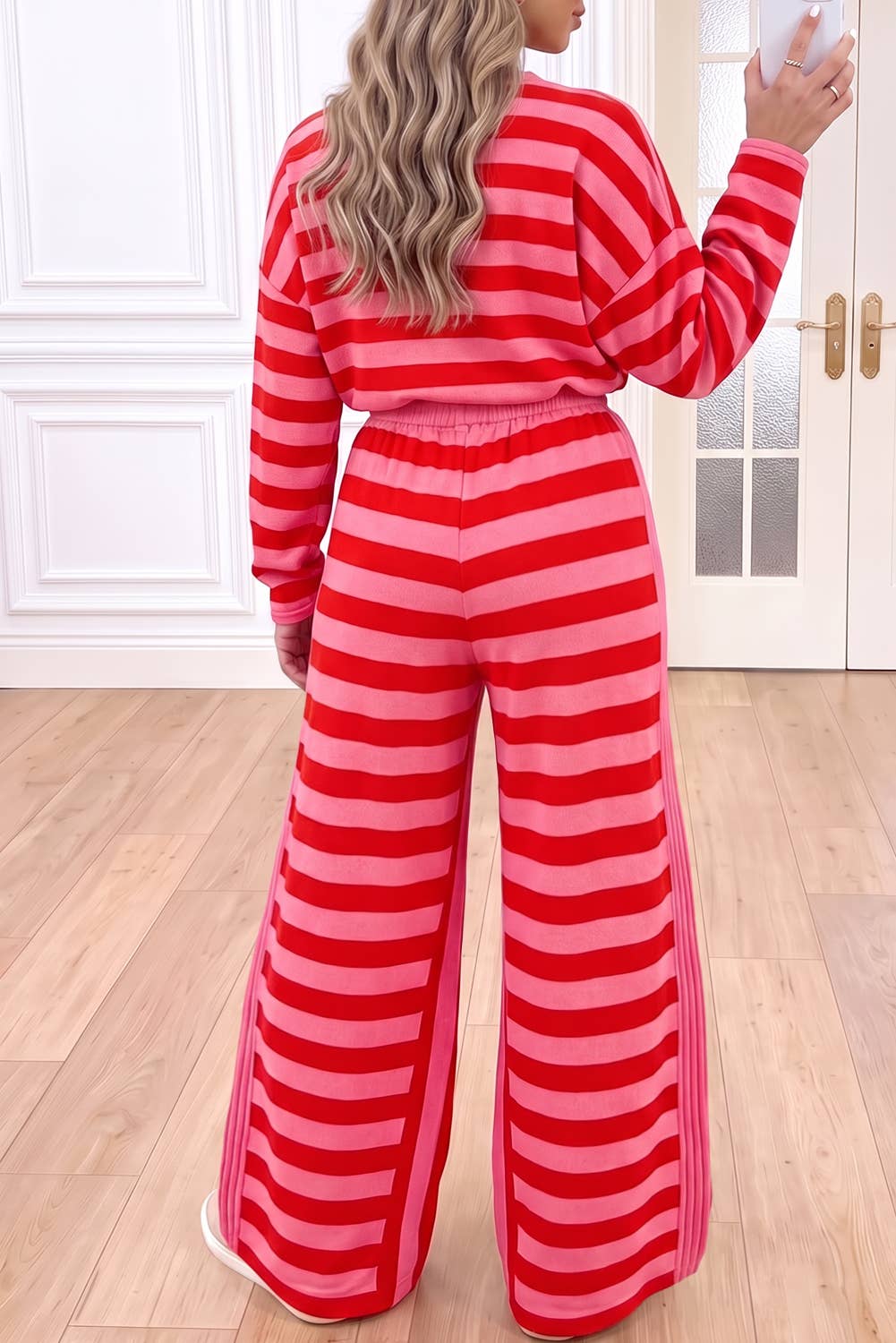 Weekender — Striped Pullover & Pants Set