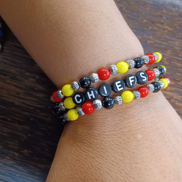 Red Kingdom — Beaded Bracelet