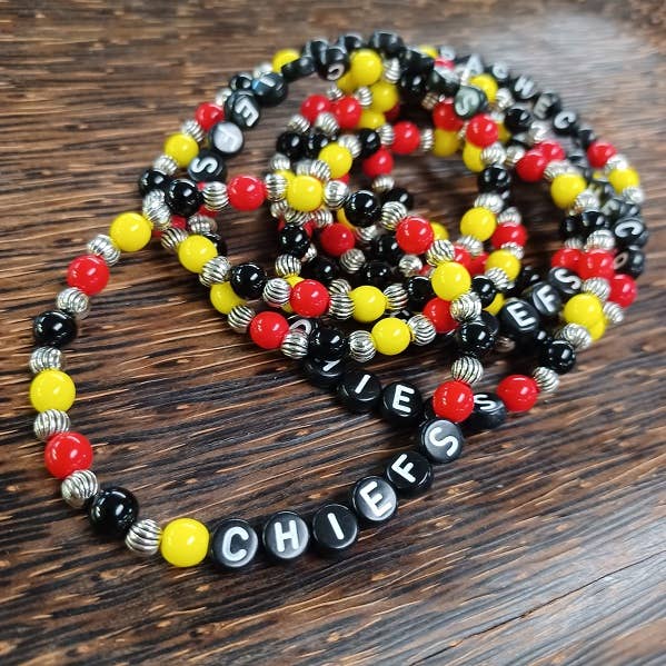Red Kingdom — Beaded Bracelet